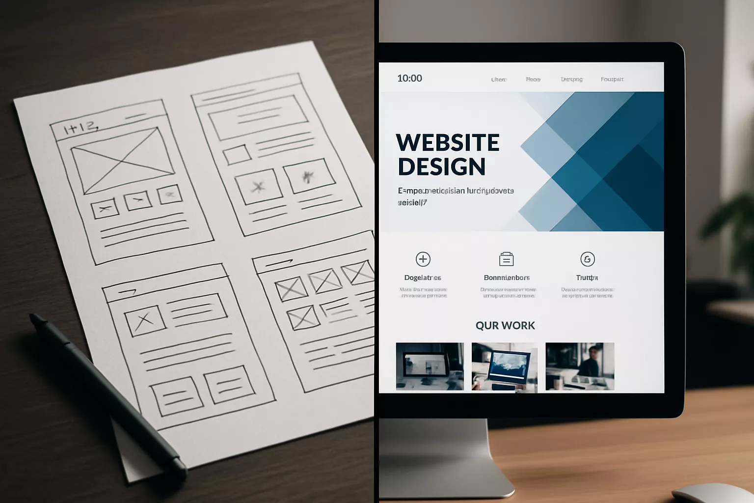 תהליך עיצוב ובניית אתר מקצועי